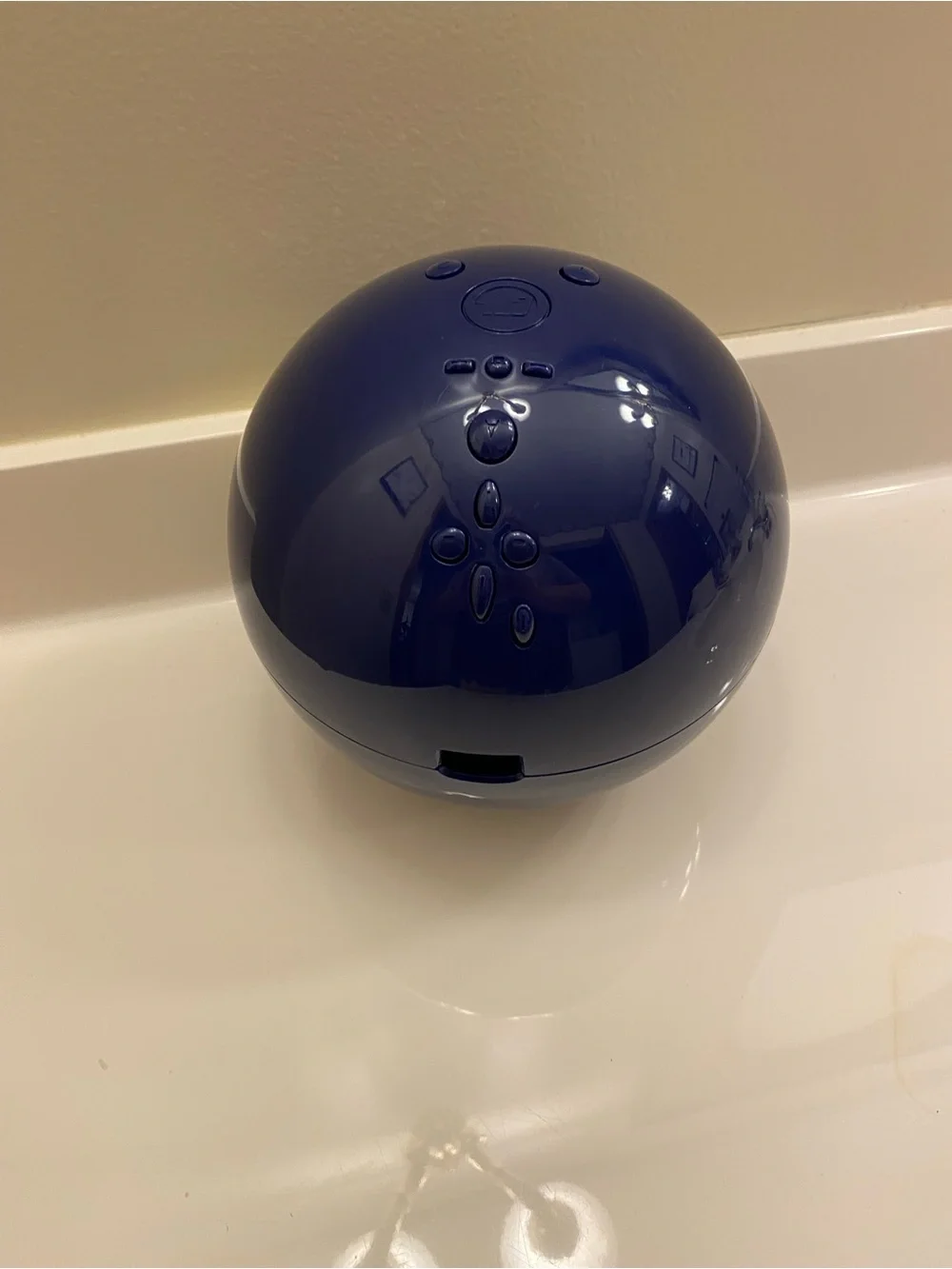 Nintendo Wii Bowling Ball Blue Controller with Wrist Strap